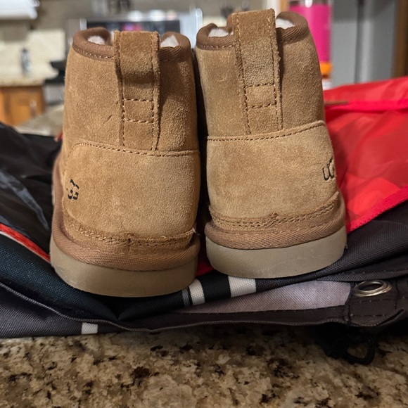 UGG Neumel Chukka Suede Lace Up Ankle Boots Chestnut Women’s 8 - Picture 2 of 7